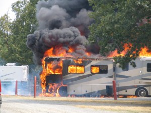 RVs go up in blazes within seconds