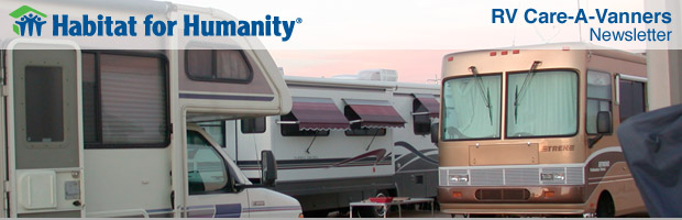 Habitat’s RV Care-A-Vanners looking for construction safety trainers