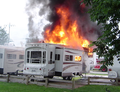 Your RV can burn to ground in just 6 minutes – learn safety tips