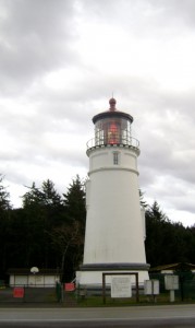 Umpqua Lighthouse State Park, safe harbor for campers in rolling storms