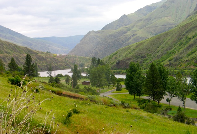 Intimate BLM campground on Idaho’s Lower Salmon River