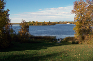 RVing North Dakota, camping at Lake Metigoshe State Park near Canadian border