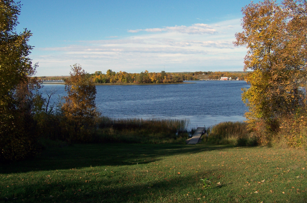RVing North Dakota, camping at Lake Metigoshe State Park near Canadian