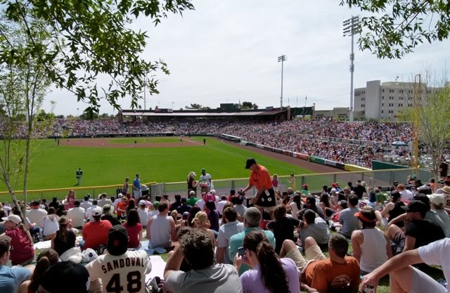 ‘Cactus League Spring Training’ – March (baseball) ‘madness’ in Phoenix = RV Short Stop