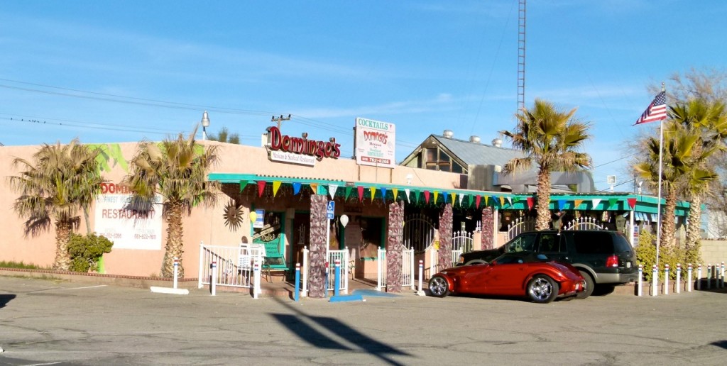 Make time to stop by tiny Boron, Calif., (off CA 58) to dine at Domingo’s Mexican Restaurant