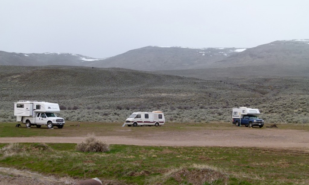 Boondocking near the Alvord Hot Springs