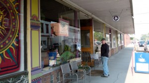 Patagonia Outlet, latte = a bright RV Short Stop in southwest Montana