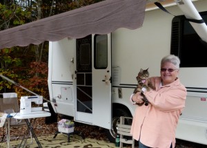 Retired nurse Linda Taub takes to the road