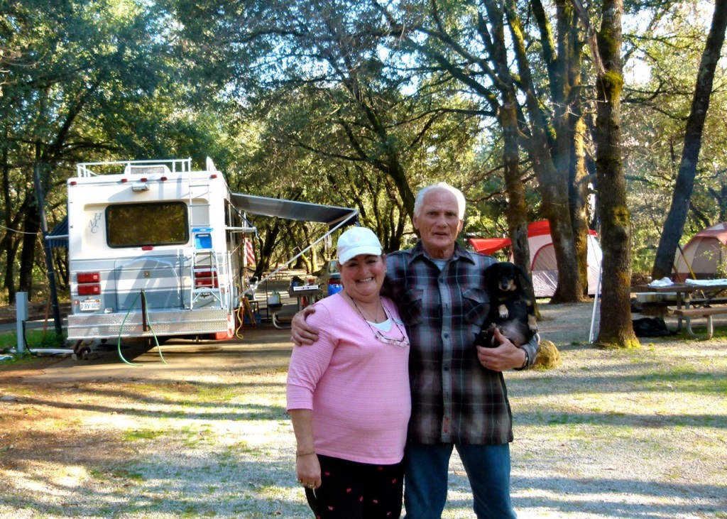 RVers Debbie & Dale Younger are camp hosts at Antlers Campground in Shasta/Trinity forests