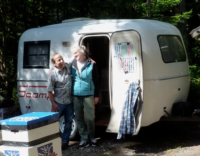 RVers Connie & Dan Howard love their 13-foot Scamp