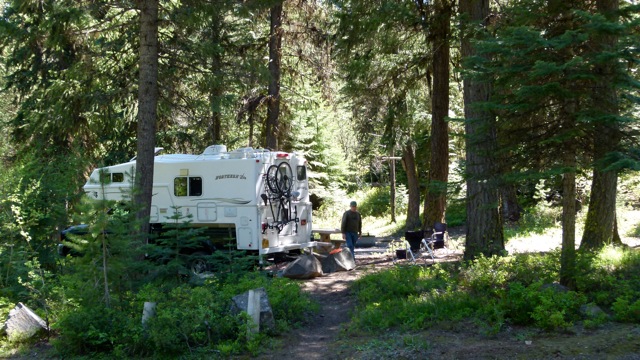 Forest Service campground at Dixie Summit, great boondocking (if you don’t mind a few flying critters)