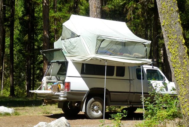 Roof top tents give economic camping options