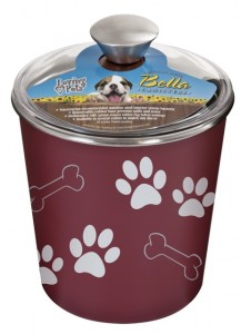 Holiday gift ideas for RVing pets, # 6: Loving Pets’ canister, made-in-USA natural treats