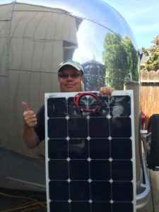 Vintage Airstream expert Tim Shephard shares enthusiasm for flexible solar panels