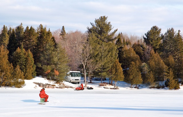 Winter RVing, part 3 —  Chris Dougherty loves having “a portable winter cabin all ready to go”