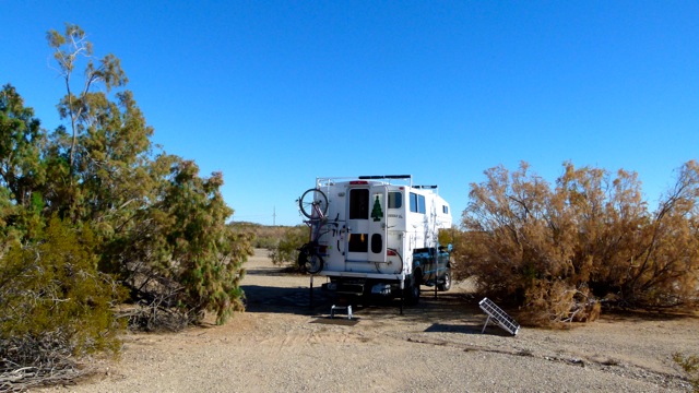 BLM Hot Spring LTVA perfect snowbird boondocking stop near I-8 between Yuma and El Centro