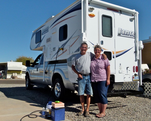 Canadian RV Snowbirds back in their little ‘off the grid’ home after winter in Southwest
