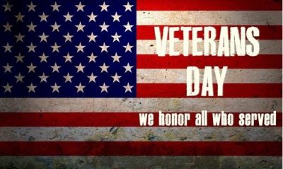 Thank you Veterans – Enjoy your day, you deserve it … and much, much more