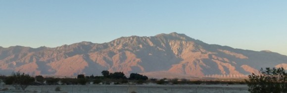 RVer Jimmy Smith’s post on ‘Early morning in Cocachella Valley,’ featured in RV Travel newsletter