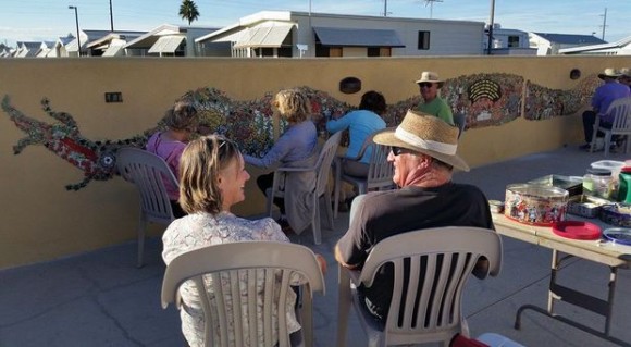 RV Snowbirds leave their creative mark in Tucson, Ariz.