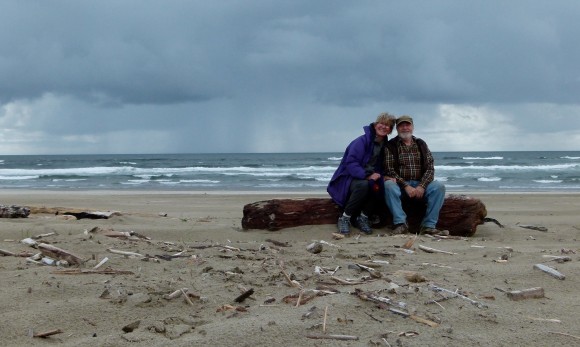 Stormy camping on the northern Oregon Coast