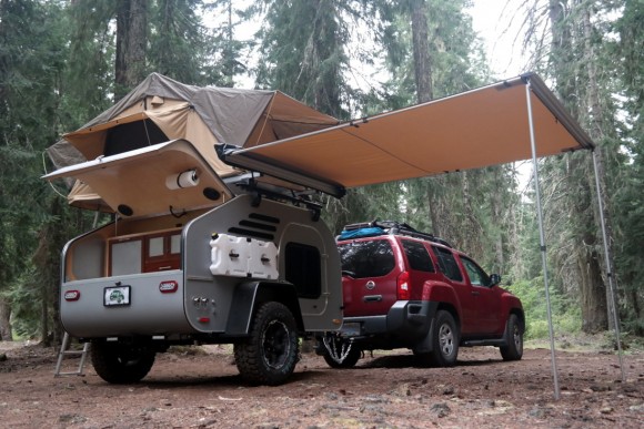 RVs for Autumn, part 3: SUV set embrace tiny, rugged pull-behind teardrop trailer for off-grid camping