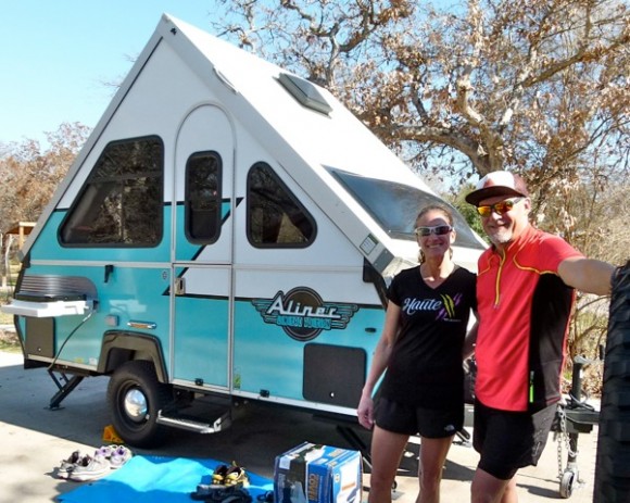 Folding A-frame trailers, part 2: Popular with active outdoors enthusiasts Kurt & Shelley Egli of Austin
