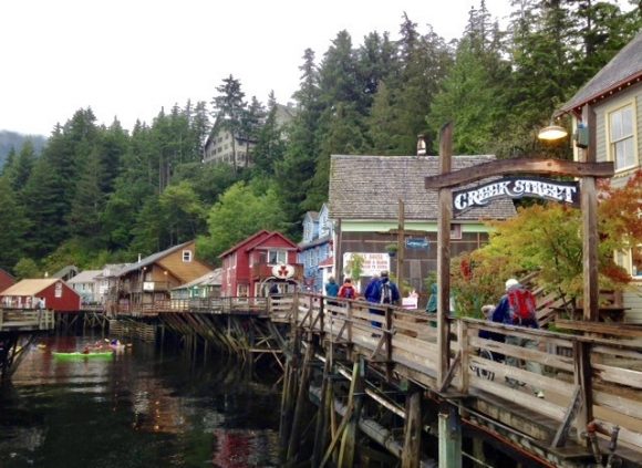 Kitchikan – history, shopping, salmon within easy reach of Alaska Ferry dock