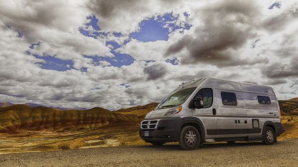 Active millennial RVers Shea and Erin Laughlin, #3:  Hymer Aktiv uses a regular van chassis