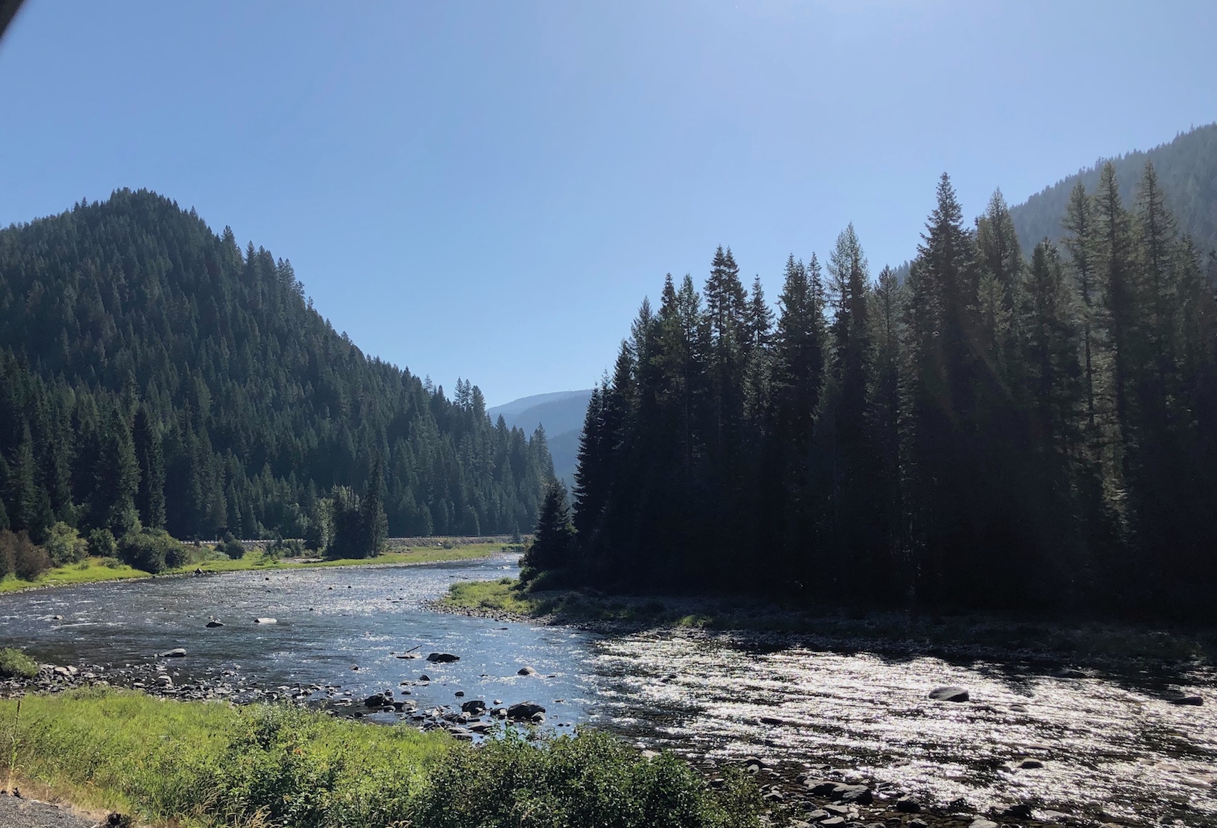 Up the scenic Lochsa River, over Lolo Pass into Montana RV Wheel Life